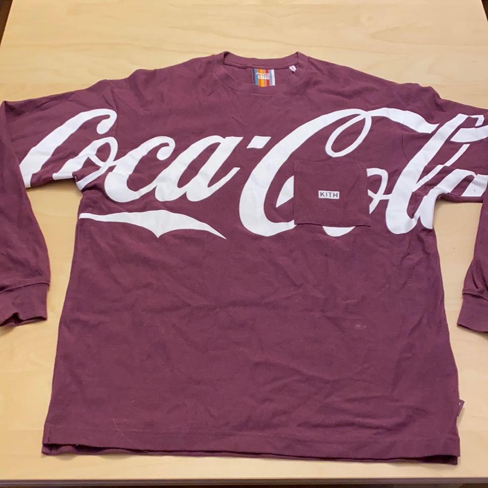 KITH Maroon Coca Cola Tee